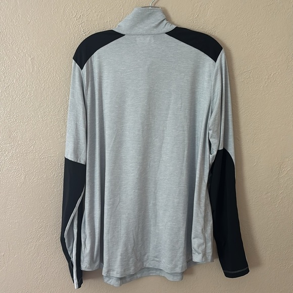 Women’s Lightweight Columbia Half Zip Pullover, 1X, Gray - Picture 5 of 7